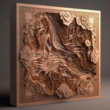 Patterns and decorations stl Geotrigona 4 3d model